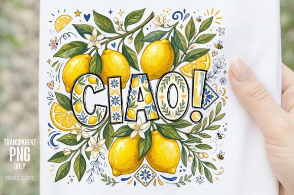 Download Ciao Lemon Italy Summer PNG - Italy Collection