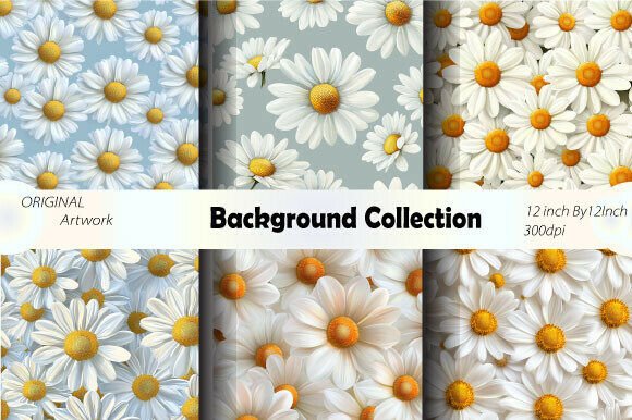 Download Daisy Scrapbook Planner Background - Scrapbook Collection