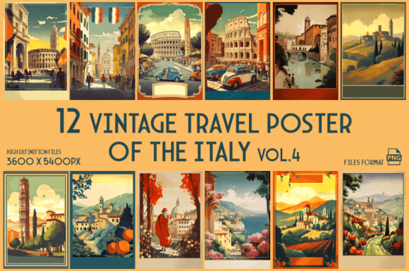 Download Vintage Travel Posters of the Italy - Italy Collection