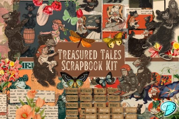 Download Treasured Tales Scrapbook Kit - Scrapbook Collection