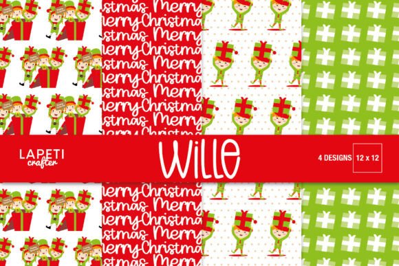 Download Christmas Scrapbook Paper 12x12 - Christmas Collection