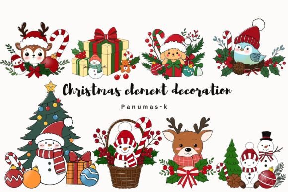 Download Christmas Element Decoration - Christmas Collection