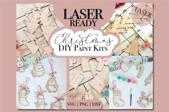 Download Christmas DIY Paint Kit Laser SVG Bundle - Christmas Collection
